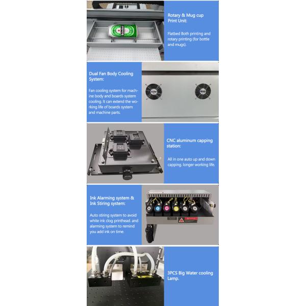 High-Accuracy 6090 UV Flatbed Printer LED CCD Visual Positioning Automatic UV Ink Machine for Glass Board Printing 1-Year