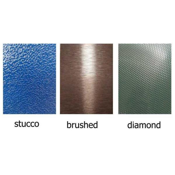 Different surface finishes