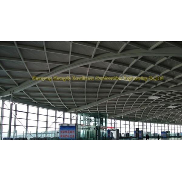 2017 design steel space frame roof for Train/bus station