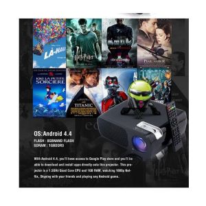 2600 Lumens 800x480 USB/HDMI/TV/AV/YPBPR/VGA/Audio Input Wireless LED Video