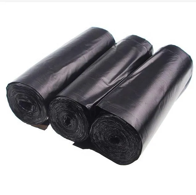 Wholesale HDPE Disposable Plastic Garbage Bag on Roll Color Customized Size Customized