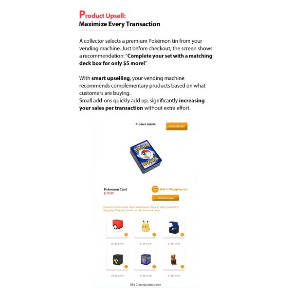 Toy Vending Machine with Multiple Payment Options and Card Reader