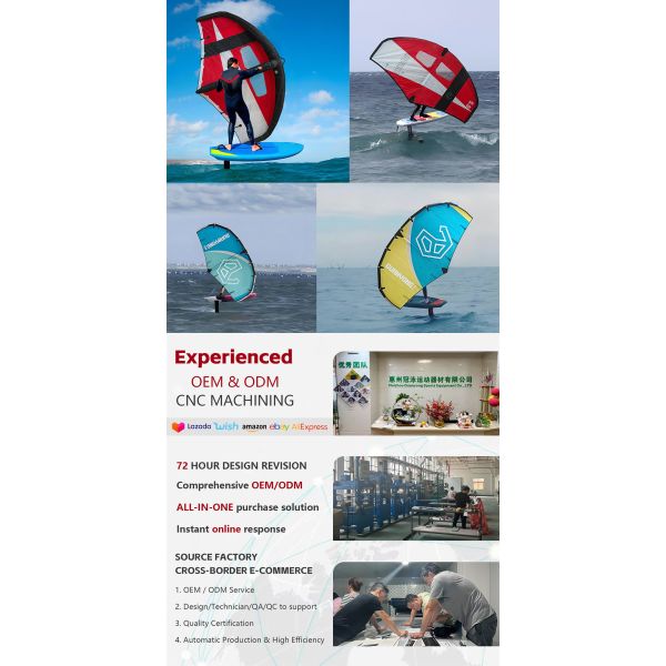 3 In 1 Wing Foils Set Waterplay Surfing Inflatable Hydrofoil Board For Beginner
