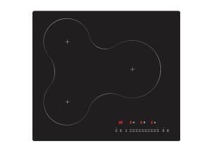 Buy cheap 5200W Touch Control 3 Zone Induction Cooktops Zinc plating bottom product