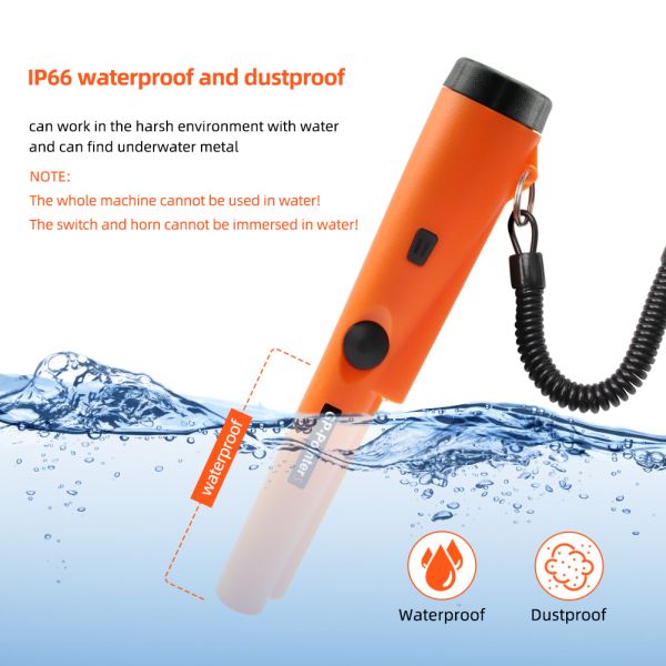 Waterproof Gold Detector 360° Scanning IP66 Rating For Professional Metal Detection