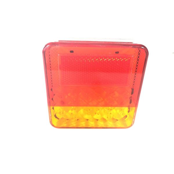 Square Emergency Trailer Lamps Waterproof Trailer Tail Lights Use In Truck Side