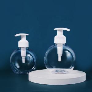 China Silkscreen Pump Cosmetic Bottles 300ml PET Pump Bottle For Shampoo on sale