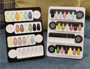 Buy cheap OEM Boutique Gel Nail Polish Color Display Board Holder For Crylic Album product