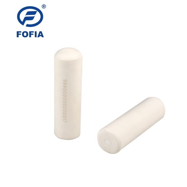 Bioceramic RFID Cattle Eartag Featuring 15 Bit Coding Laser Etching 134.2kHz Waterproof Animal Identification Bolus Tag