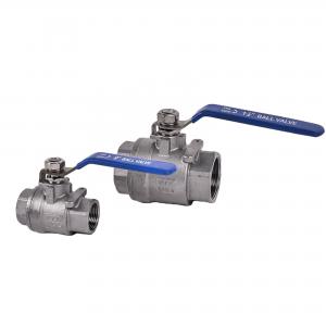 China Customizable 2PC Stainless Steel Ball Valve for Different Industrial Applications on sale