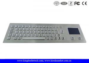 Buy cheap 64 Keys Industrial Keyboard With Touchpad Laser Engraved Graphics PS/2 Or USB Interface product