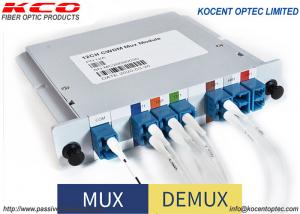 Buy cheap 6CH CWDM Passive Fiber Optic Multiplexer LC UPC Duplex Adapter product