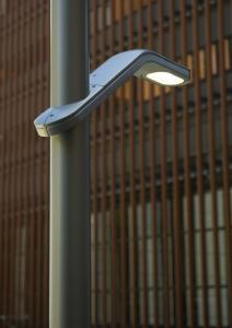 Buy cheap Integrated LED Light Pole Exterior Lighting Pole Facade Light Post product