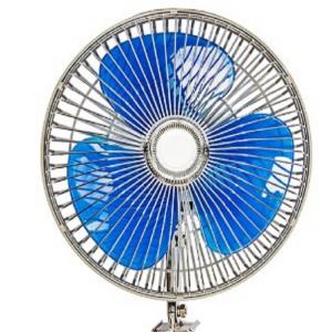 Buy cheap 12v / 24v Car Cooling Fan 8 Inch Oscillating Fan With Full Safety Metal Guard product
