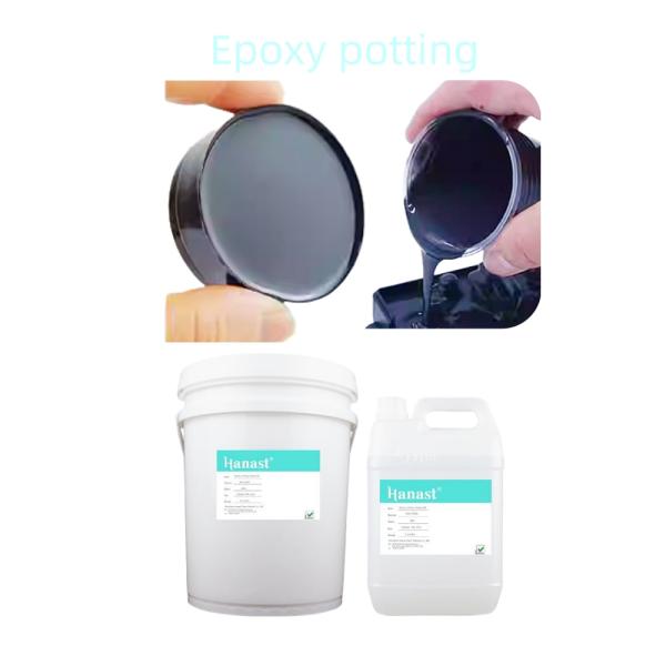 Two Component 10:1 RTV 2 Clear Potting Epoxy Resin Silicone Compound Encapsulant Raw Material For LED Driver