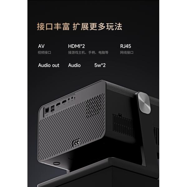 H3 4K Google TV Projector 600 ANSI Lumens Projector 1080P Official Netflix Rotating 360°