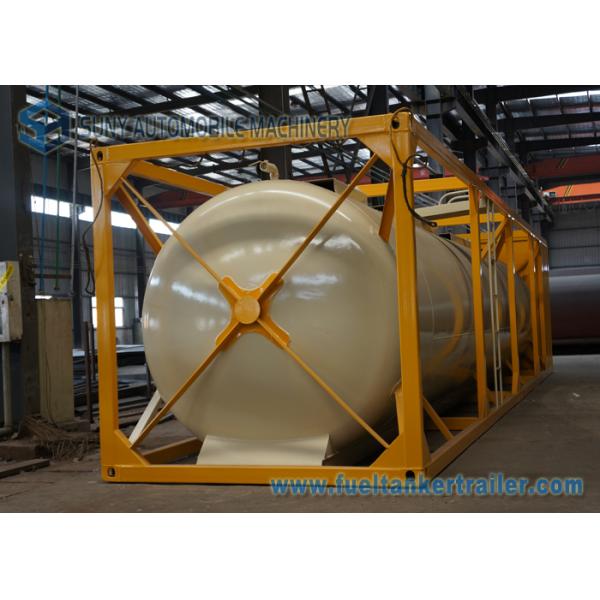 Horizontal 45m3 Cement Dry Bulk Tanker Trailer 40 Foot Container