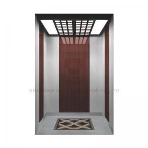 China Floor PVC / Hairline Stainless Steel Elevator Cabin Decoration Car Design For Passenger Elevator on sale