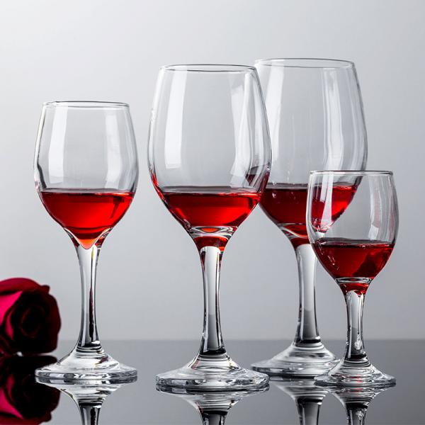 Custom Logo High Quality Lead Free Long Stem Clear Wine Glass White Red Wine Glasses Goblet Red Wine Glass For Restaurant