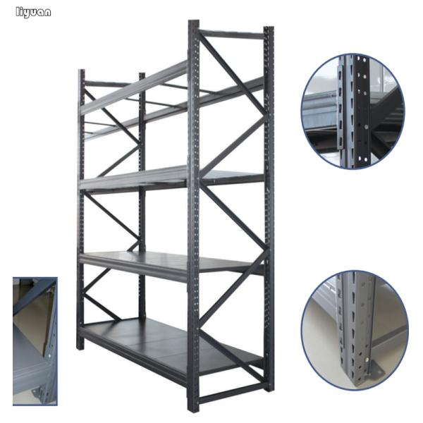 Custom Q235 Steel Medium Duty Shelving Racking Capacity 200-800 Kgs Anti - Rust