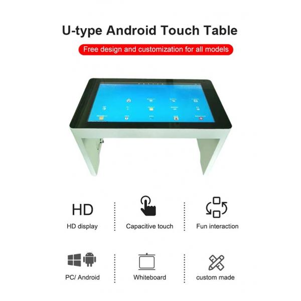 43 Inch Android 11 Multi Touch Table LCD Digital Interactive Table For Office / KTV
