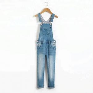 Buy cheap Fashion Kids Denim Clothes Adjustable Shoulder Strap Overall Denim Jeans For Girls product