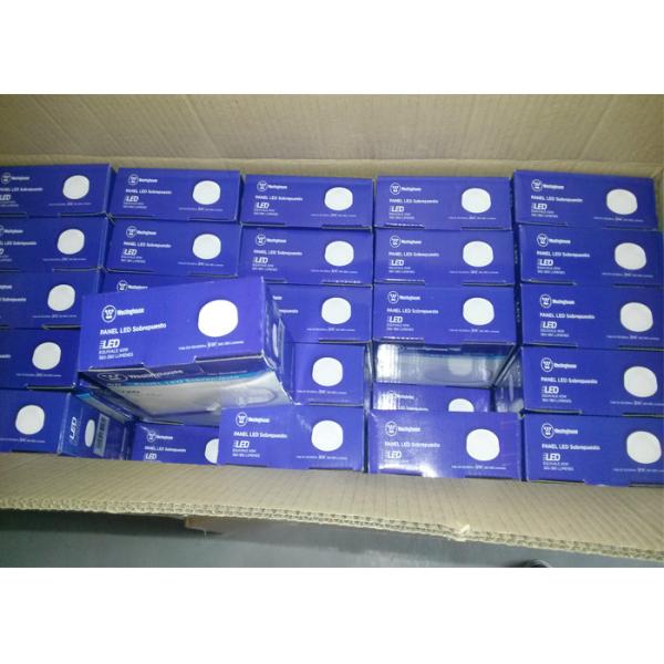 24W 3000K Surface Mounted Emergency LED Circular Panel Lights , SMD LED Panel Lamp