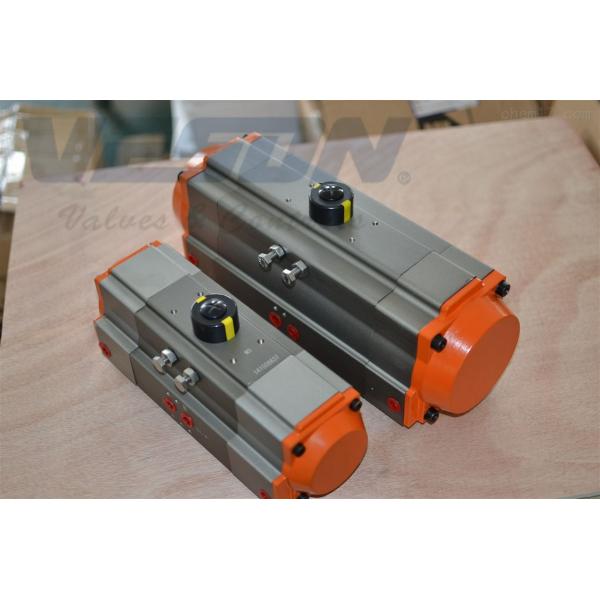 Aluminum Alloy 3 Position Pneumatic Actuator 90° Rotation Quarter Turn