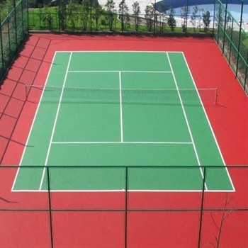 PU Sport Court Surface , Resurfacing Tennis Court All Weather Outdoor Flooring 