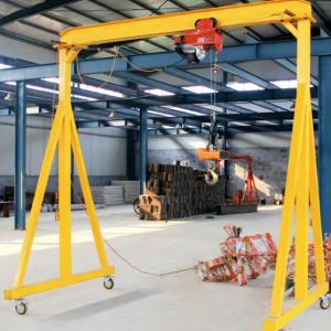 Buy cheap 1 Ton Small Portable Gantry Crane Universal Wheels Smooth Starting And Stopping product