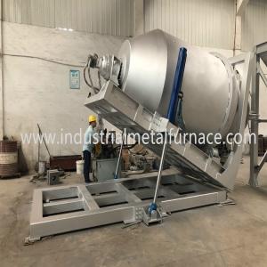 Buy cheap 4000KG Natural Gas Industrial Copper Metal Melting Furnace Rotary Furnace product