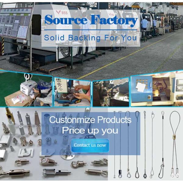 1.5mm Stainless Steel Cable Hanger for Wine System Suspension
