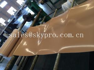 Buy cheap Natural gum rubber sheet roll tan color high tensile strength for punching seals / washer product