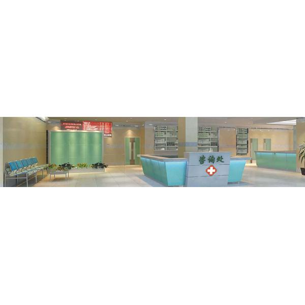 Antibacterial 10 Aluminum Panel Curtain Wall With ACM Panels For Hospital Restaurant