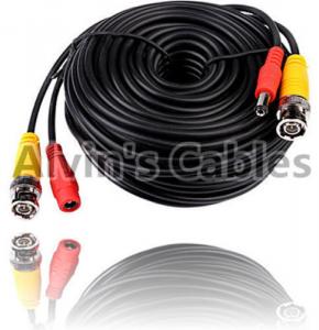 China 20M BNC Video DC Power Cable For CCTV Camera DVRs Coaxial Cable on sale