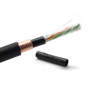 China 4 Pair Utp Cat6 23awg Outdoor Waterproof Lan Cable Uv Resistance 305m With Armored on sale