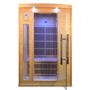 Buy cheap 1750w Wood Dry 2 Person Infrared Sauna Home Saunas Indoor product