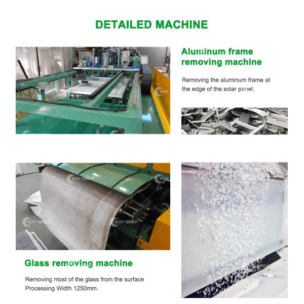 Solar Panel Recycling Machine in Carton Function of Carton Solar Cell Recycling Plant