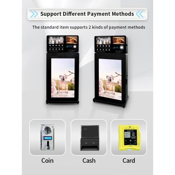 XYZ Lowest Factory Price Perfume Spraying Vending Machine 100ml Standing Perfume Vending Machine