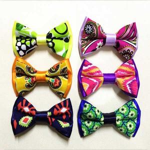 China Pre Tied Adjustable Ribbon Bow Crafts Handmade Mixed Assorted Color on sale