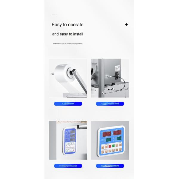 Multi-Function Commercial Packaging Machine for Small Sachets of Coffee and Tea Powder