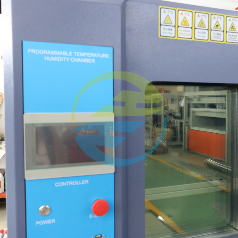 HongCe High and Low Temperature & Humidity Test Chamber showing professional laboratory testing equipment
