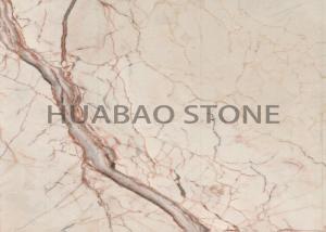 Buy cheap Kitchen Bathroom Floors Marble Slab Tile , Natural Stone Tile With Flat Edge product