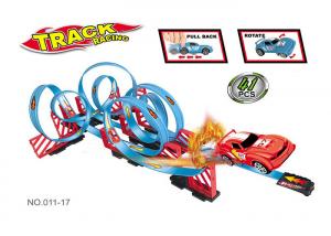 Buy cheap Kids Exciting Toy Race Car Track Sets With Consecutive 11 Loops 360° Rotation product