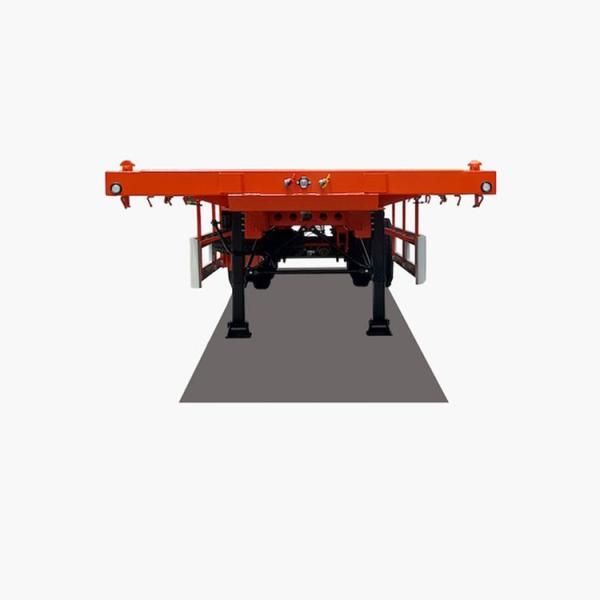 20FT 2 Axles Versatile and Reliable Flatbed Semi-Trailer for Efficient Cargo Transportation