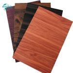 Wood Grain Color Options External Wall Cladding Construction Pvdf Coating Acp