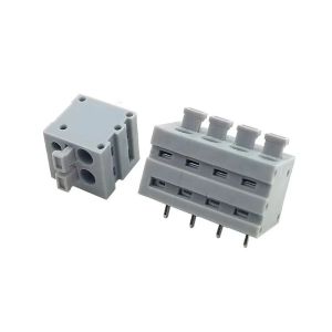 Buy cheap HQ211V-2.54mm Pitch Screwless pcb spring terminal block product