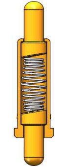 SMT gold plating spring loaded pcb pogo pin