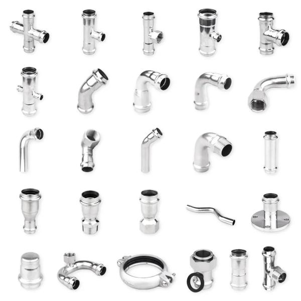 1''-8'' Stainless Steel 304 Press Fitting with Female Connection Compatibility