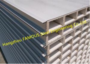 Buy cheap White 0.4-0.8mm MgO Sandwich Panel , Fireproof  Partition Wall Board product